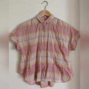 Madewell Hilltop Shirt in Ombré Stripe